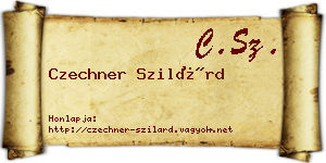 Czechner Szilárd névjegykártya